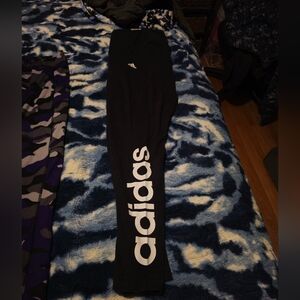 adidas Black High-Rise Logo Leggings